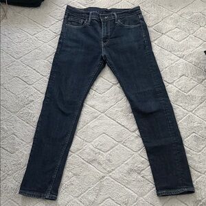 Levi's Dark Blue Straight Jeans for Men